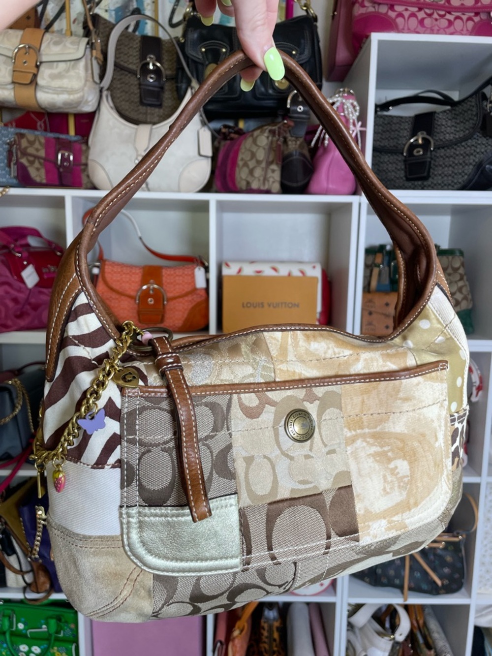 Coach Y2K Ergo Signature Patchwork Hobo Bag - Picture 3 of 17